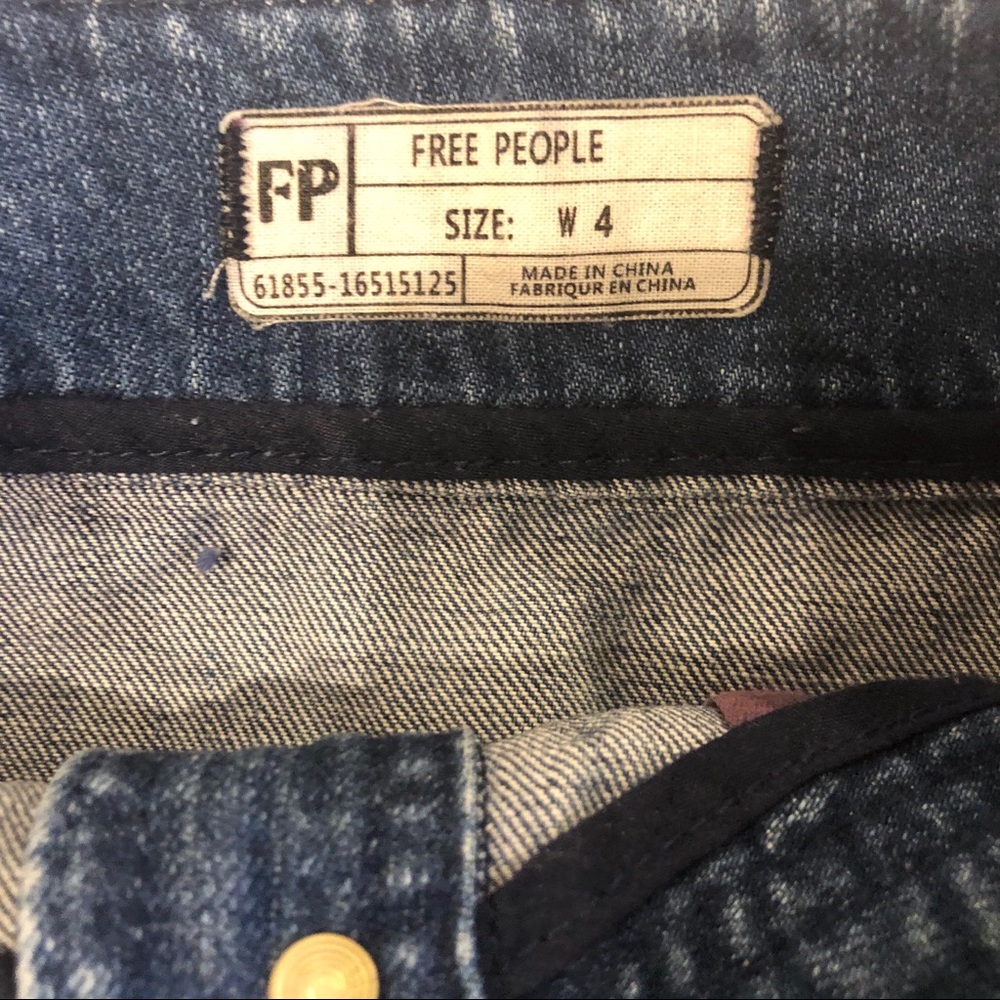 Free People Come Closer Denim Skirt - Picture 4 of 8
